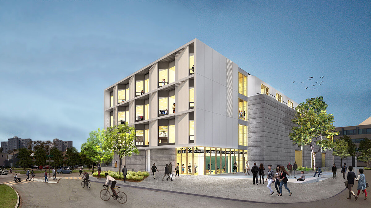 New Liberal and Creative Arts (LCA) Building rendering