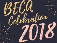 BECA Celebration 2018 text for promo